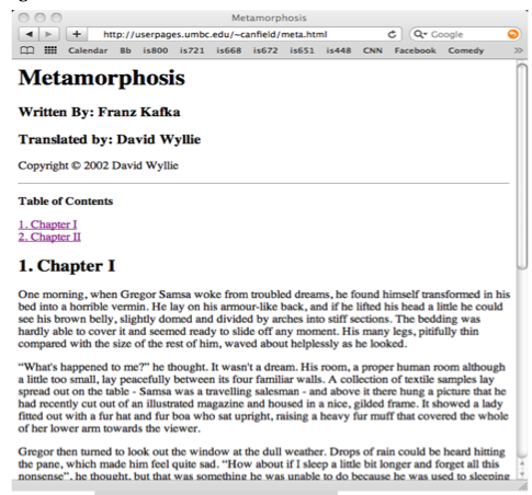HTML from the DocBook XSLT