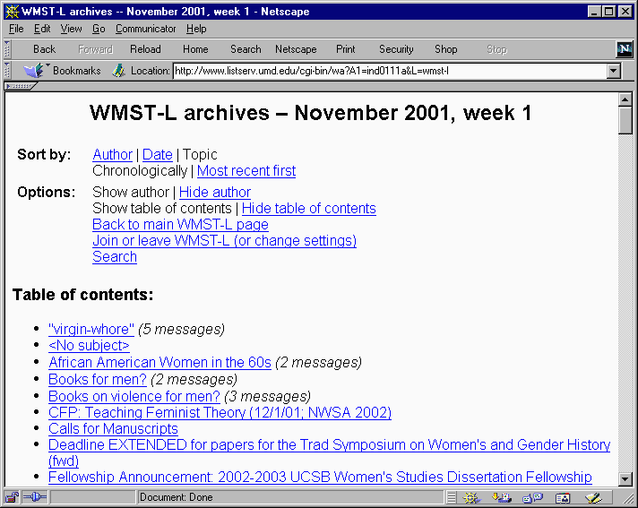 WMST-L logfiles