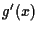 $g'(x)$