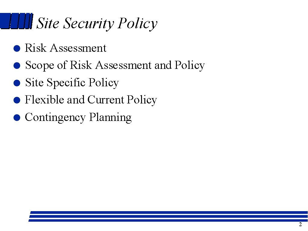 Site Security Policy