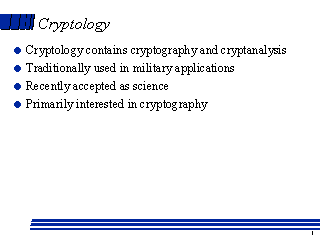 Cryptology